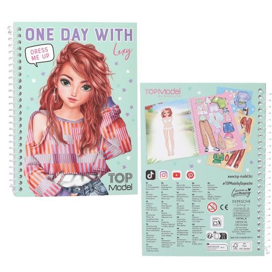 Dress Up Topmodel Stickers (1pc) by Depesche