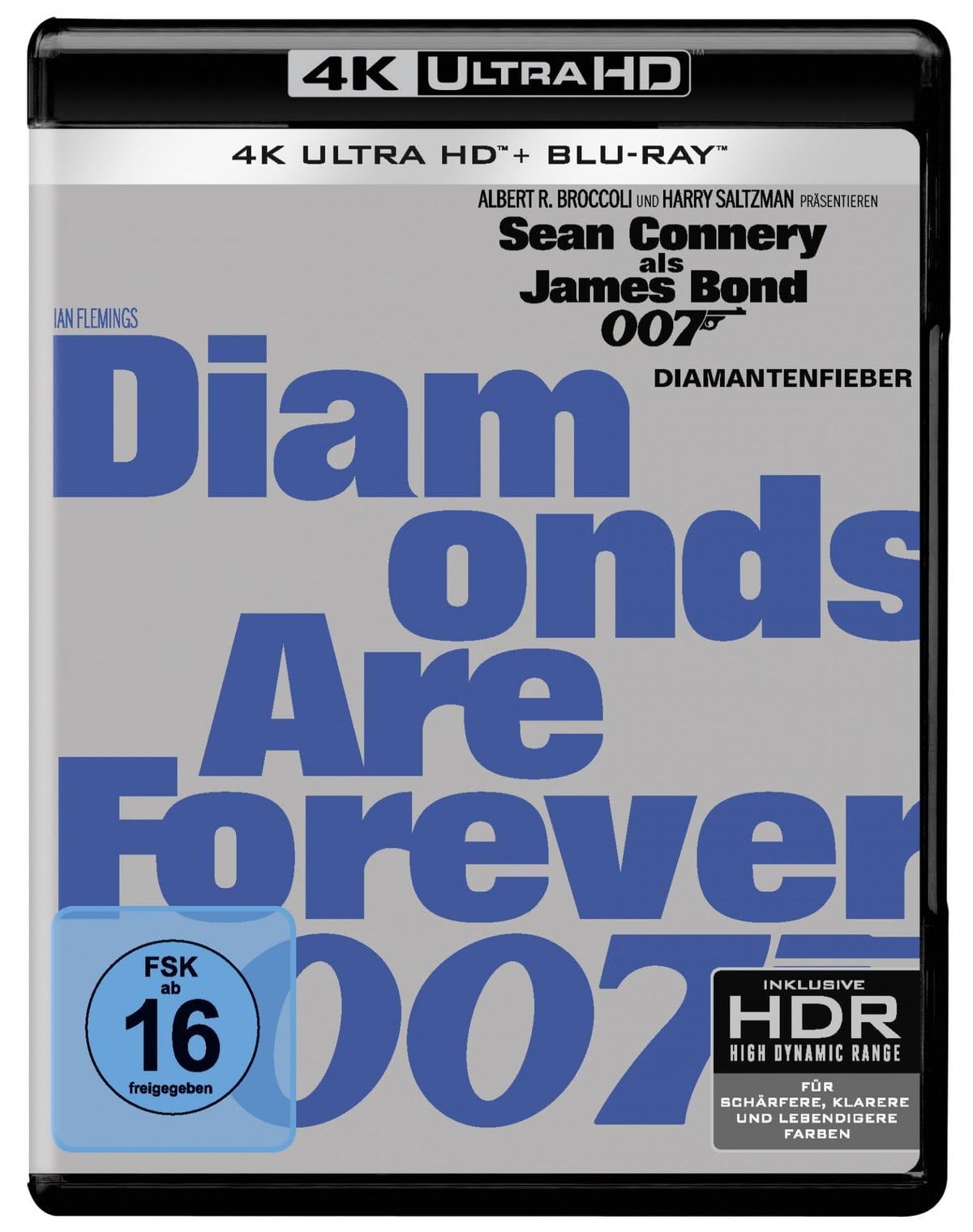 James Bond – Diamantenfieber (4K Ultra HD) + (Blu-ray