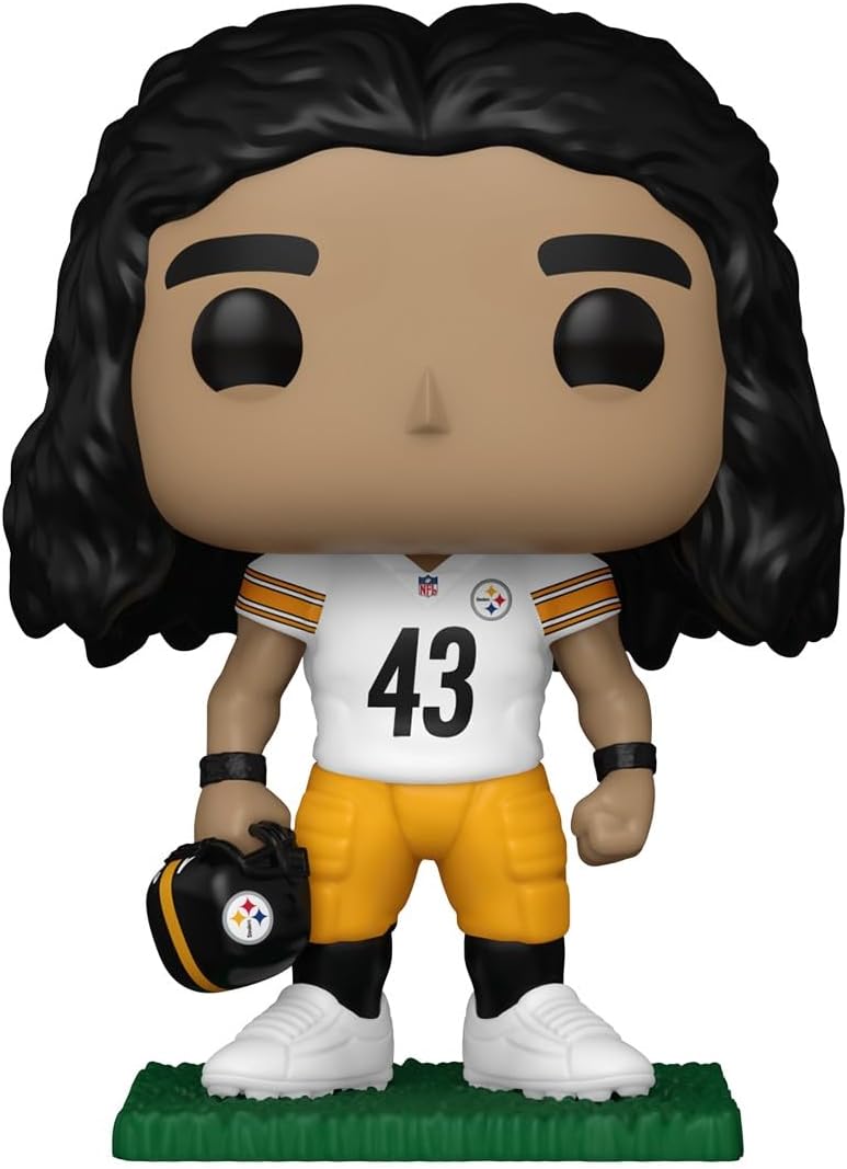 Funko Pop! NFL: Legends - Troy Polamalu - Steelers - Collectable Vinyl Figure - Gift Idea - Official Merchandise - Toys for Kids & Adults - Sports Fans - Model Figure for Collectors