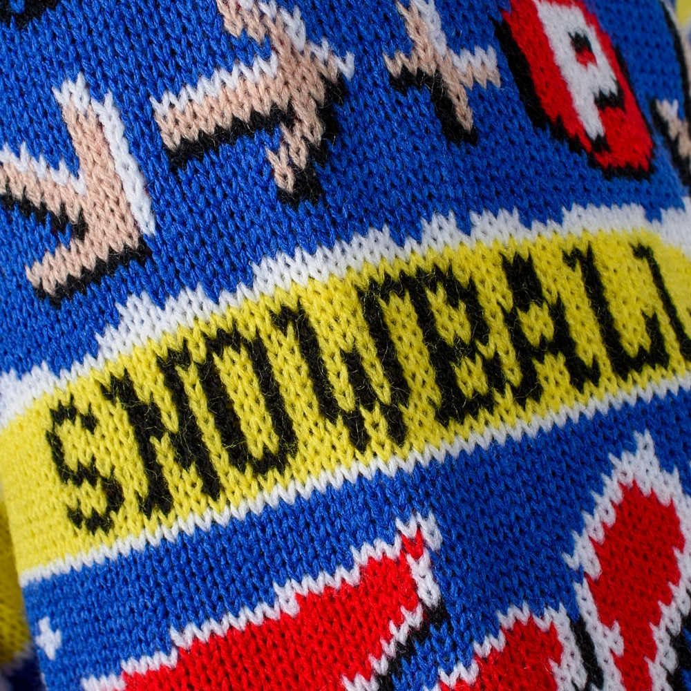 Street Fighter Christmas Sweater Ryu & Ken Size S