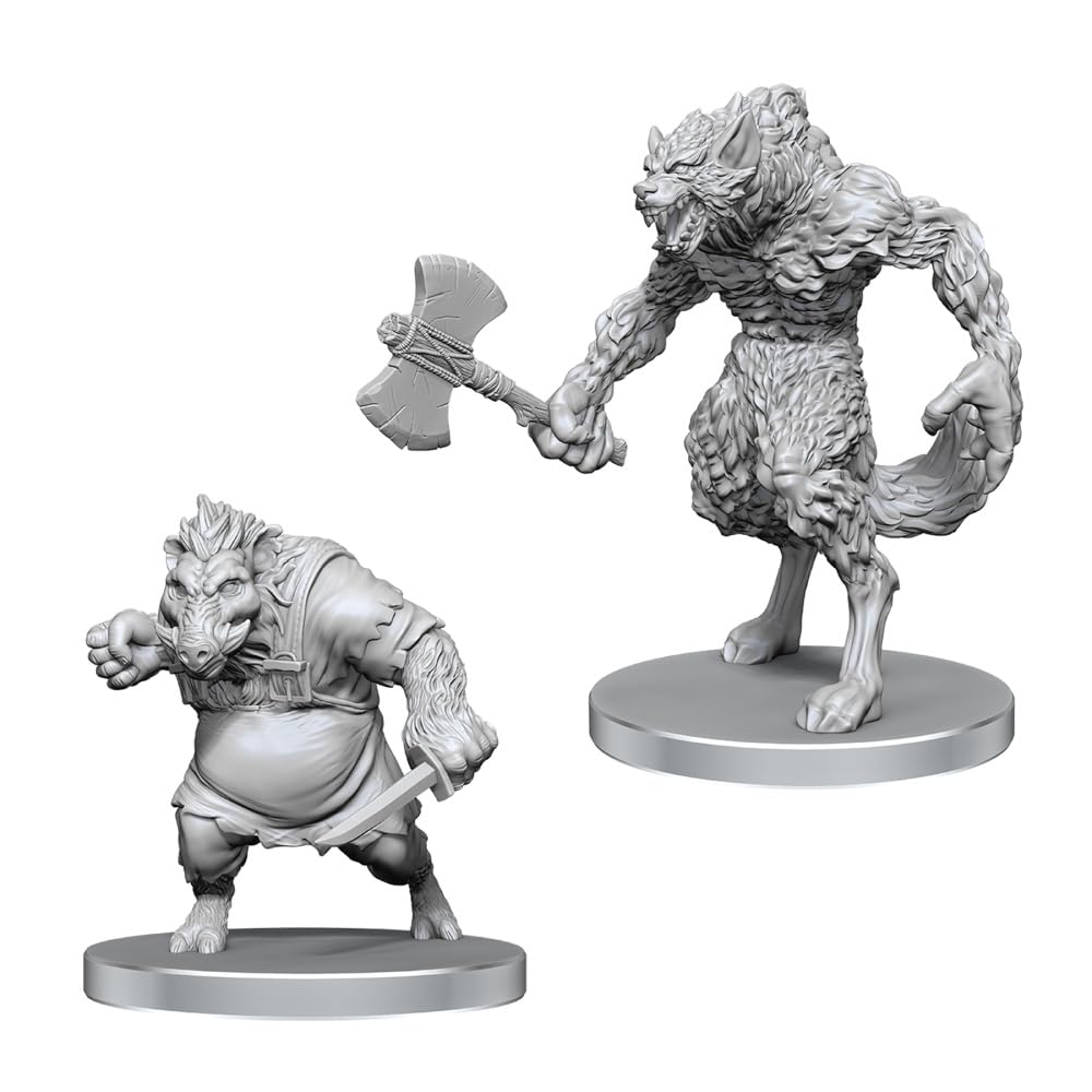 Wizkids Pathfinder Battles Deep Cuts Werwolf und Wereboar Miniaturen