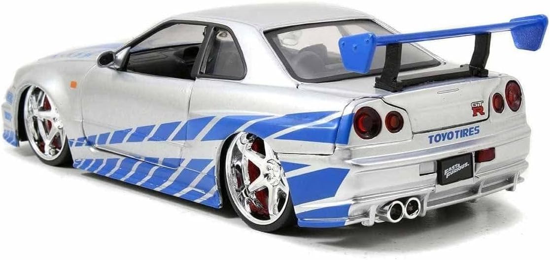 Jada Toys 253203044 - Fast & Furious 2002 Nissan Skyline 1:24, vanaf 8 jaar