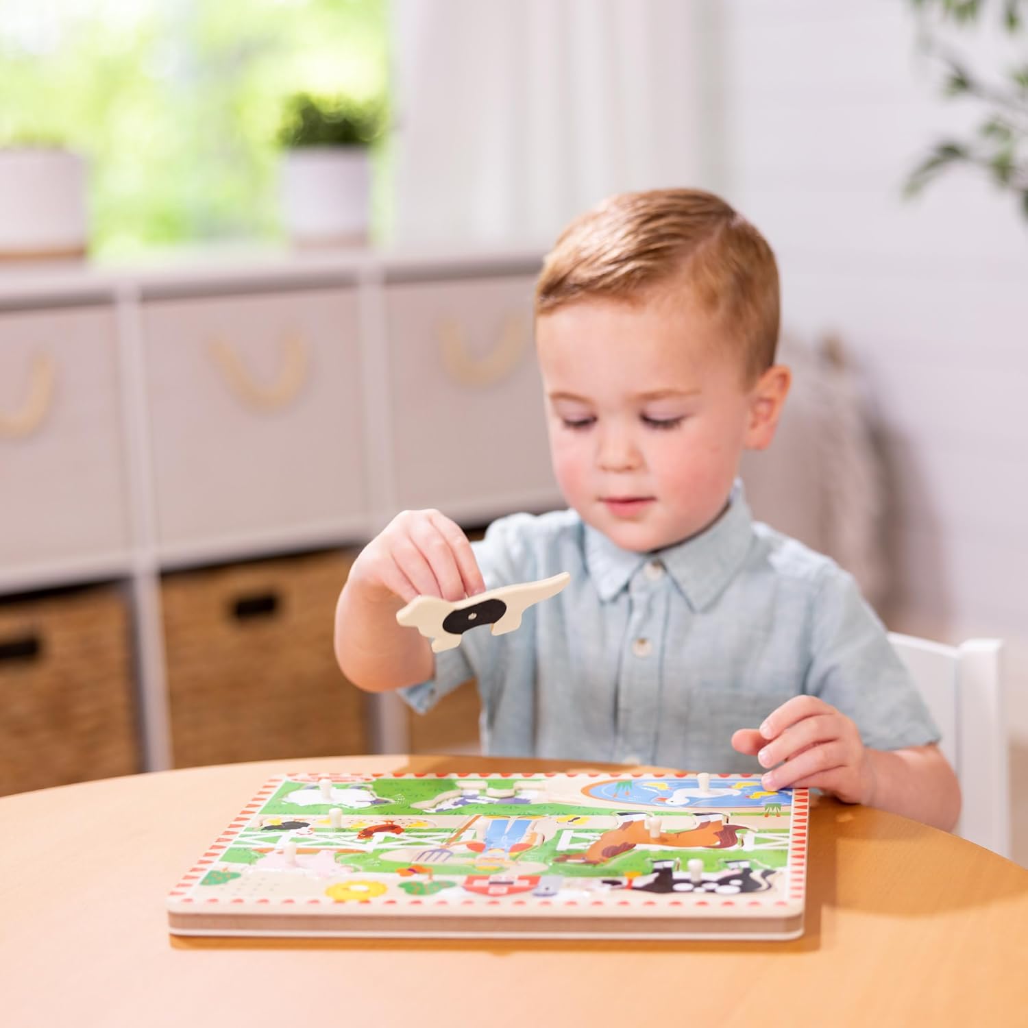 Melissa & Doug Old MacDonald's Farm Sound Puzzle - 8 Pieces