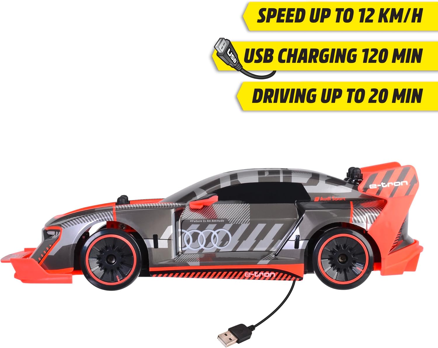 Dickie - Dickie RC Audi S1 E-Tron Quattro Drift Car RTR