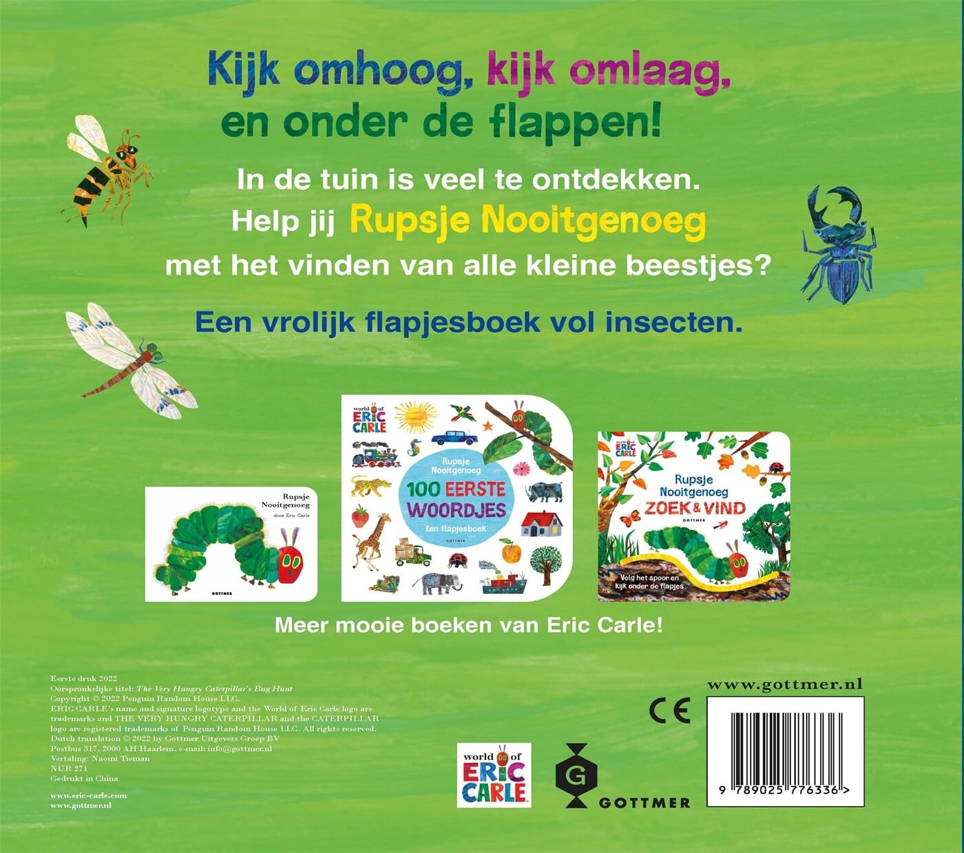 Gottmer Uitgevers Groep - Rupsje Nooitgenoeg in de Tuin