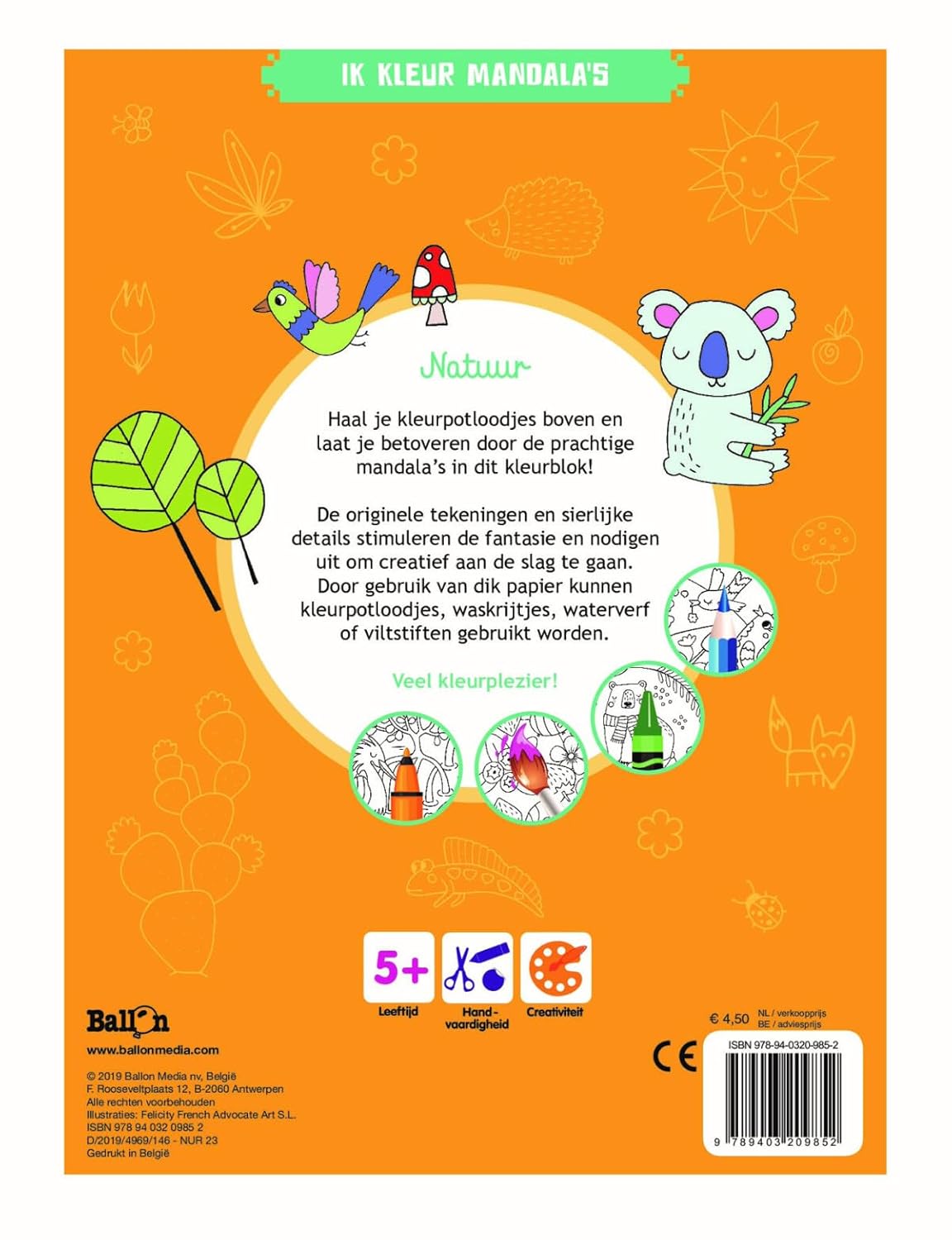 Standaard Uitgeverij - Ik Kleur Mandala\`s - Natuur