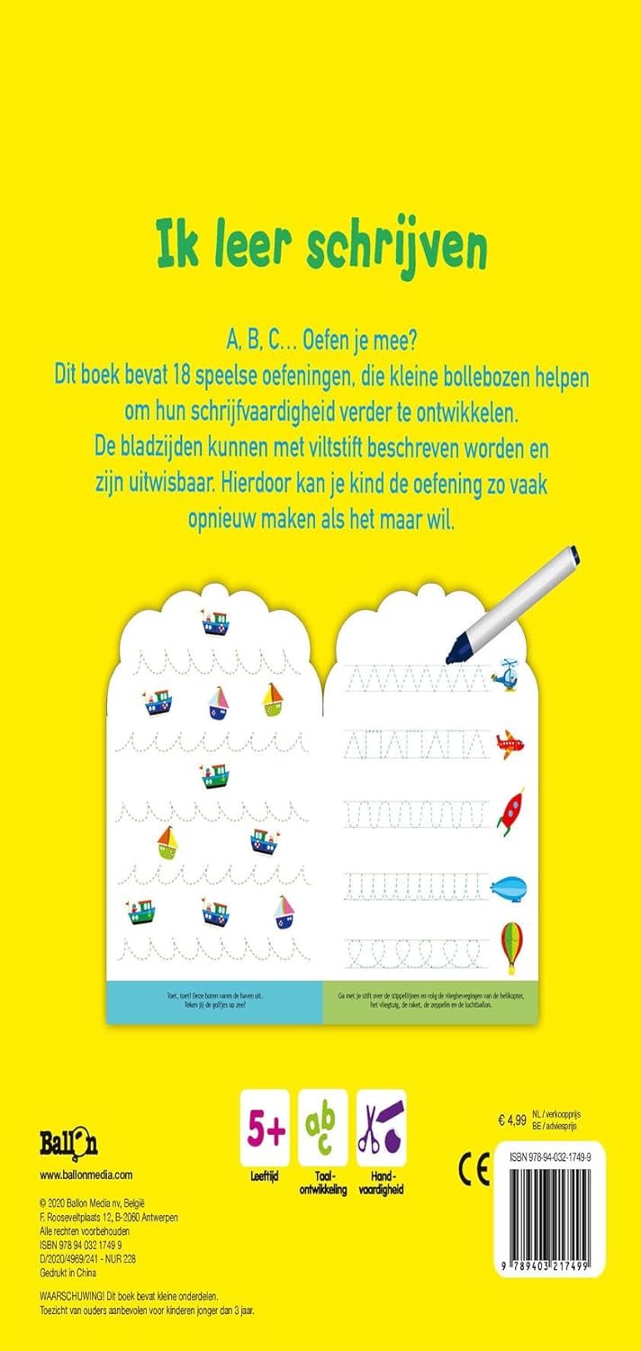 Standaard Uitgeverij - Ik Leer Schrijven 5+