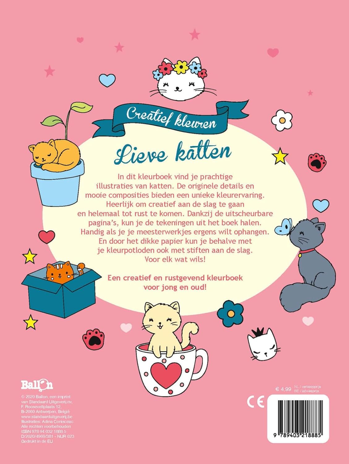 Standaard Uitgeverij - Kleurboek Lieve Katten