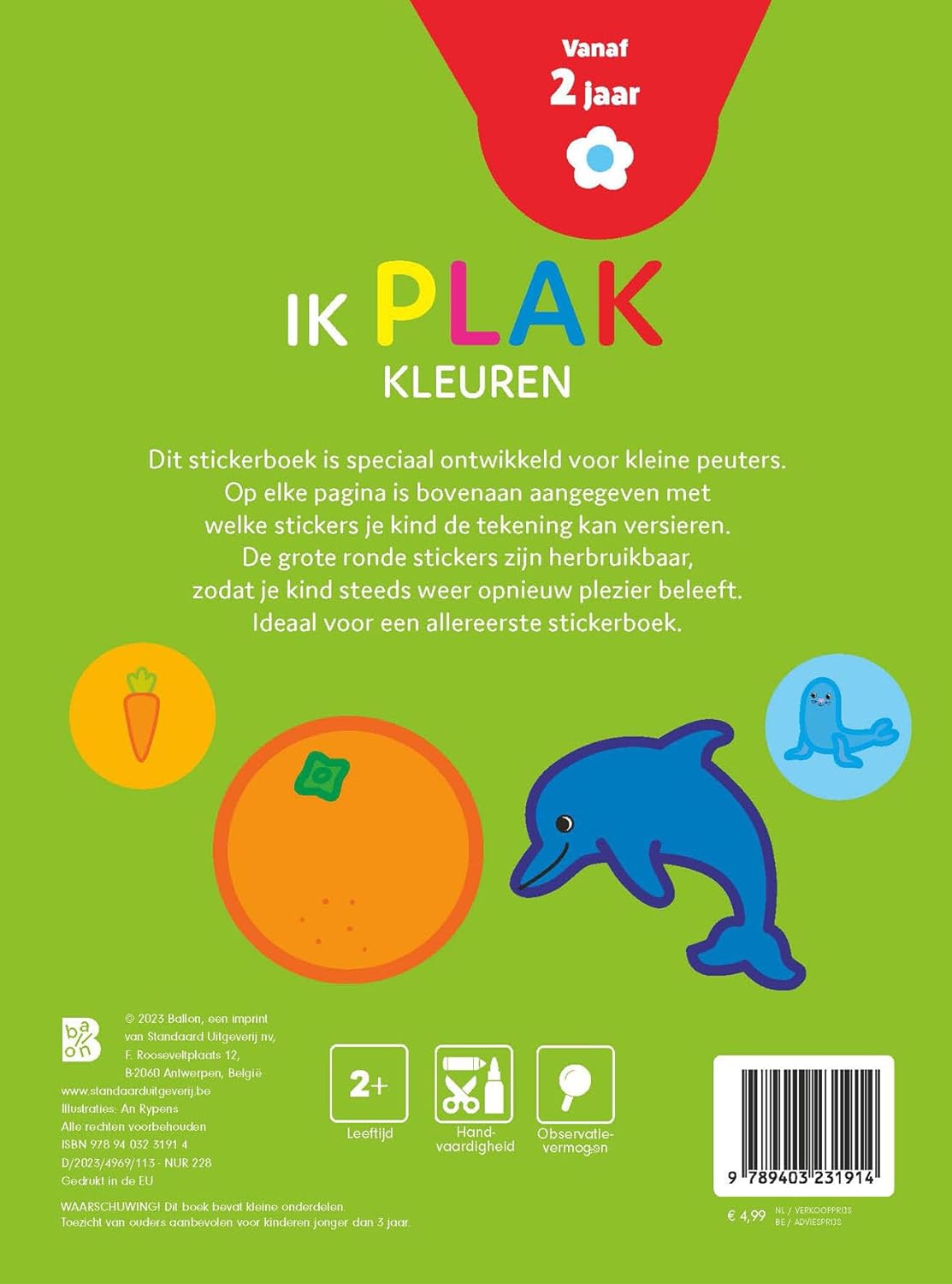 Standaard Uitgeverij - Ik plak - Kleuren