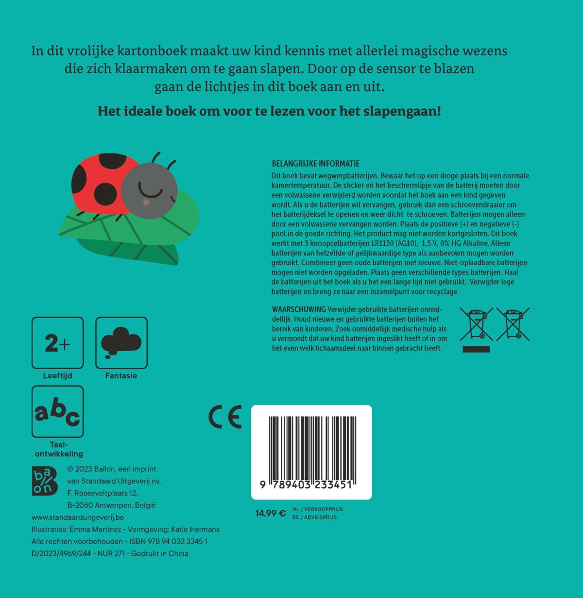 Standaard Uitgeverij - Mijn Lichtjesboek - Slaapwel 2+