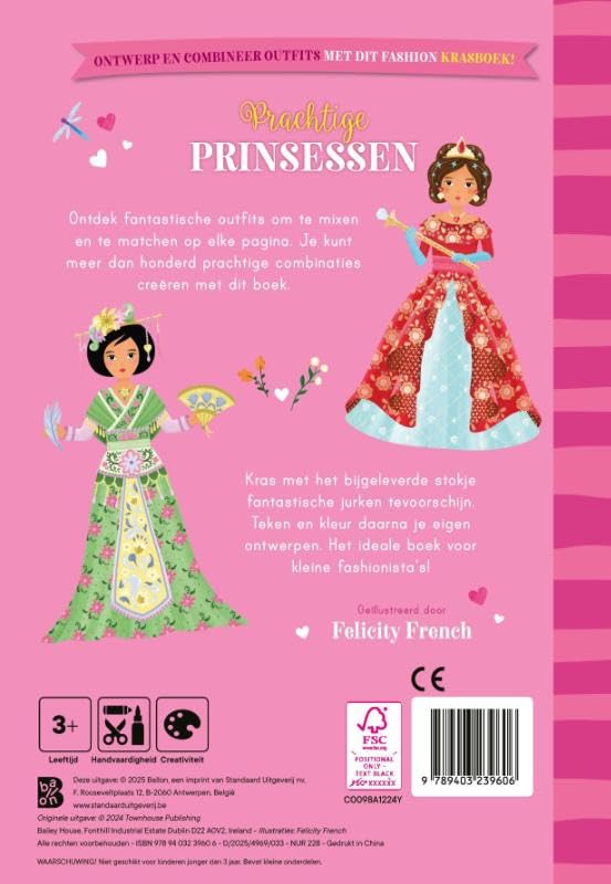Standaard Uitgeverij - Kras en Ontwerp Prachtige Prinsessen