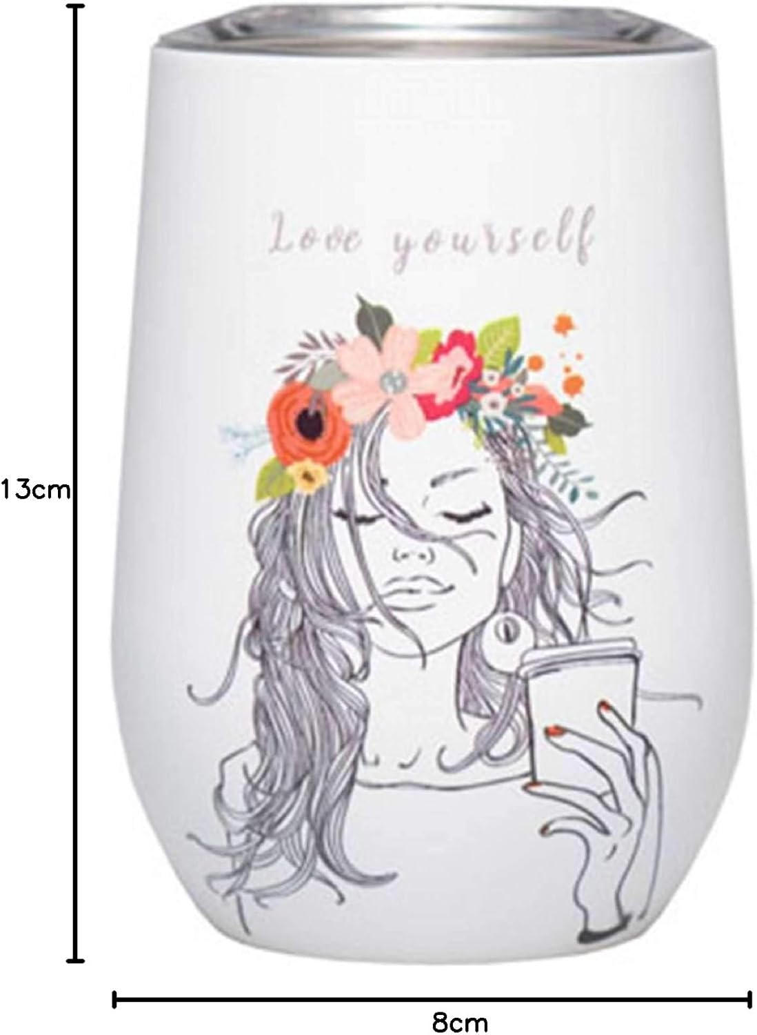 RVS Thermos Drinkbeker - Love Yourself