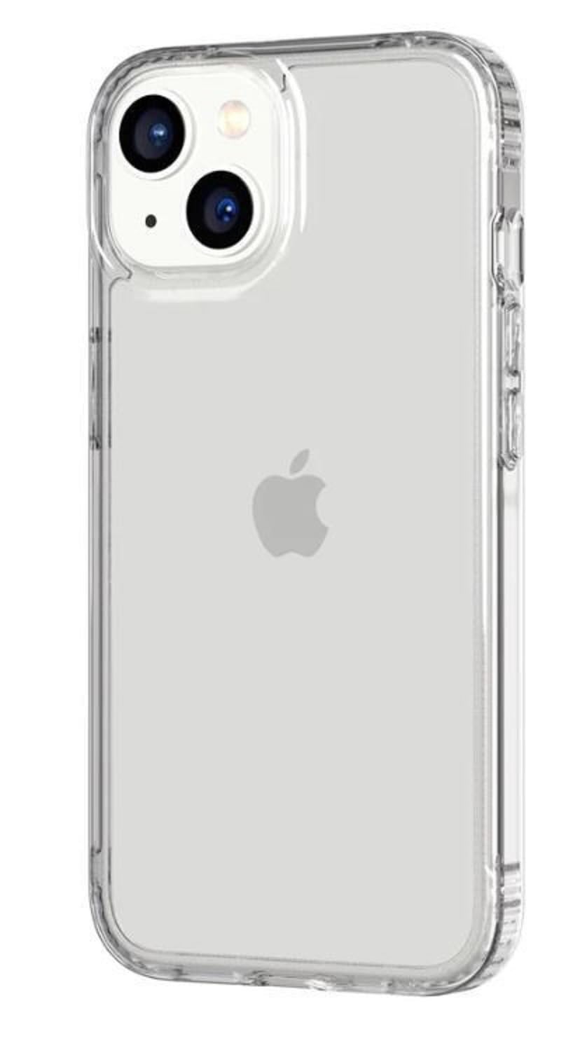 Tech21 Evo Clear hoesje voor iPhone 15 Plus, Transparant, Standaard telefoonhoesje, TPU en Biologisch afbreekbaar materiaal, 12x Militaire standaard valbescherming: 3.6m