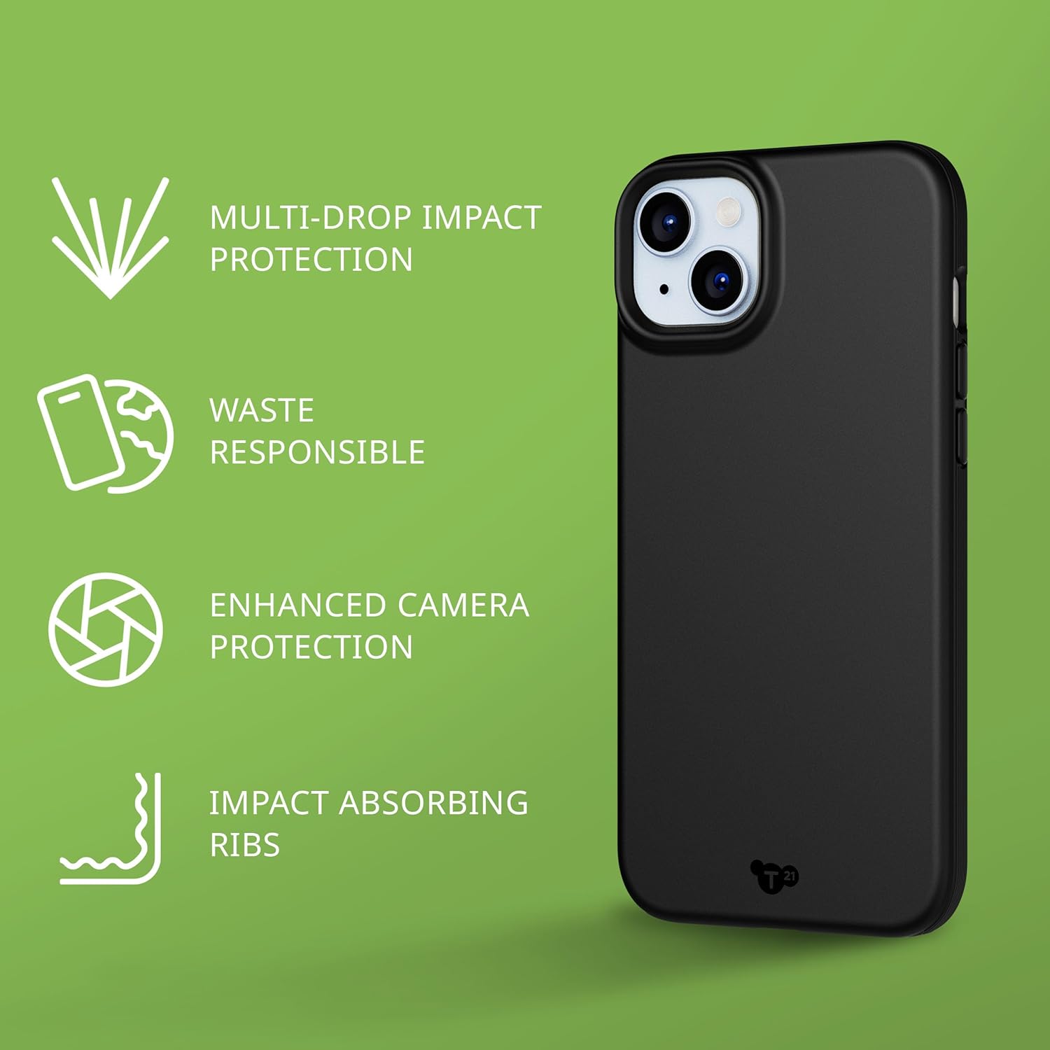 Tech 21 EvoLite hoesje voor iPhone 15 Plus - Impact Protection Case