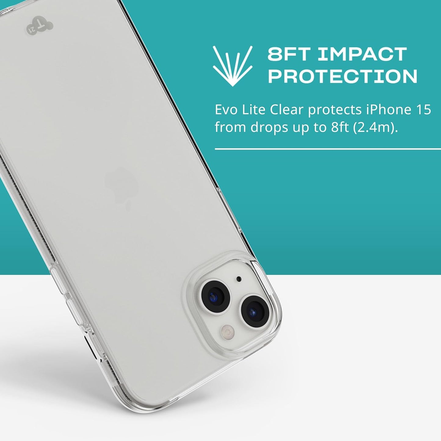 Tech21 - Evo Lite - Iphone 15 Plus - Clear