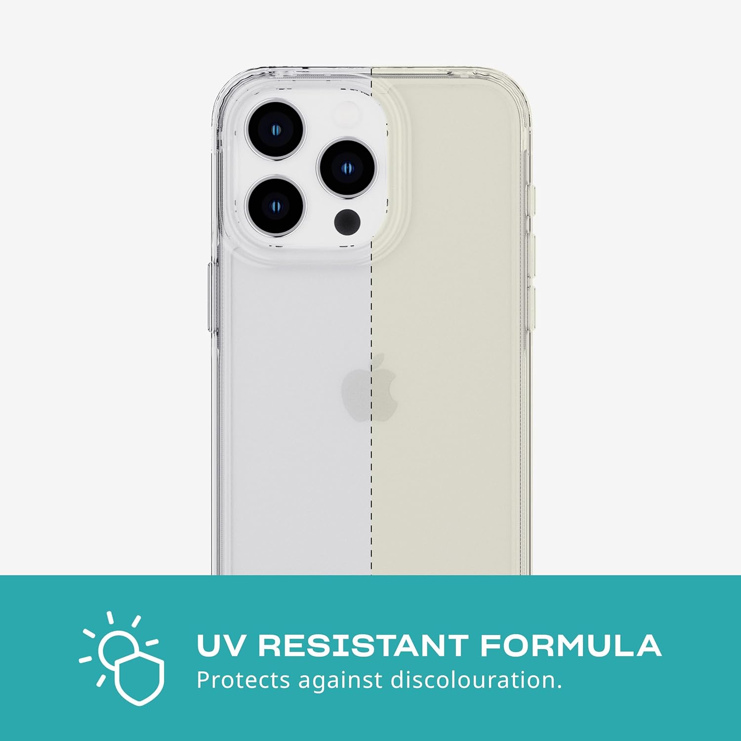 tech21 Evo Clear hoesje voor iPhone 15 Pro Max - Impact Protection Case - Transparant