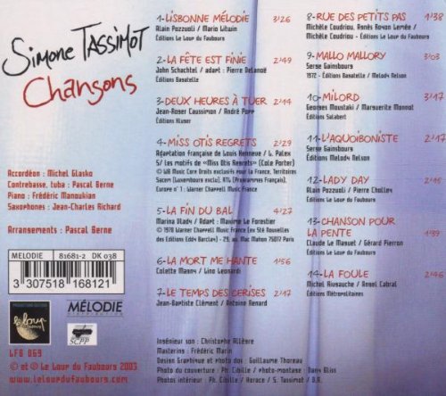 Simone Tassimot Chansons