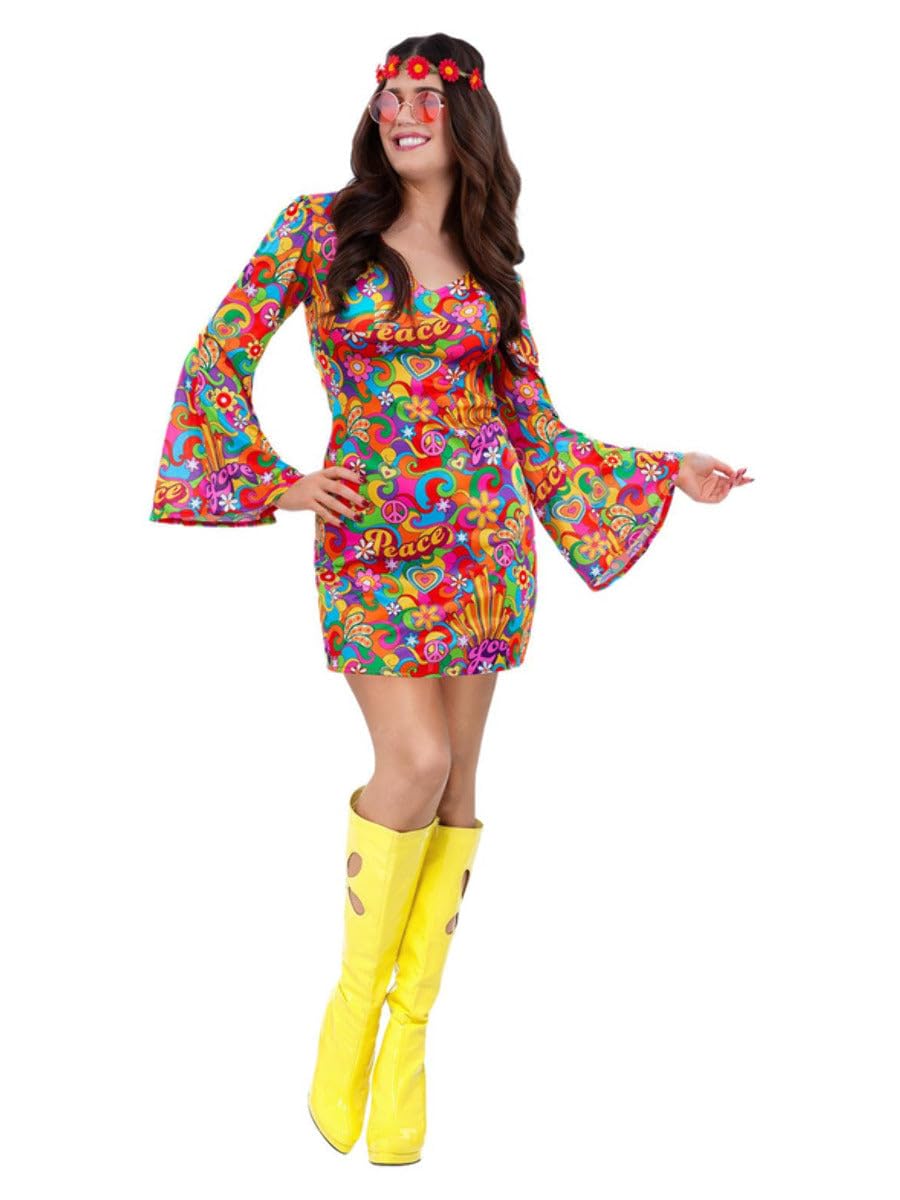 Dress with Flared Sleeves