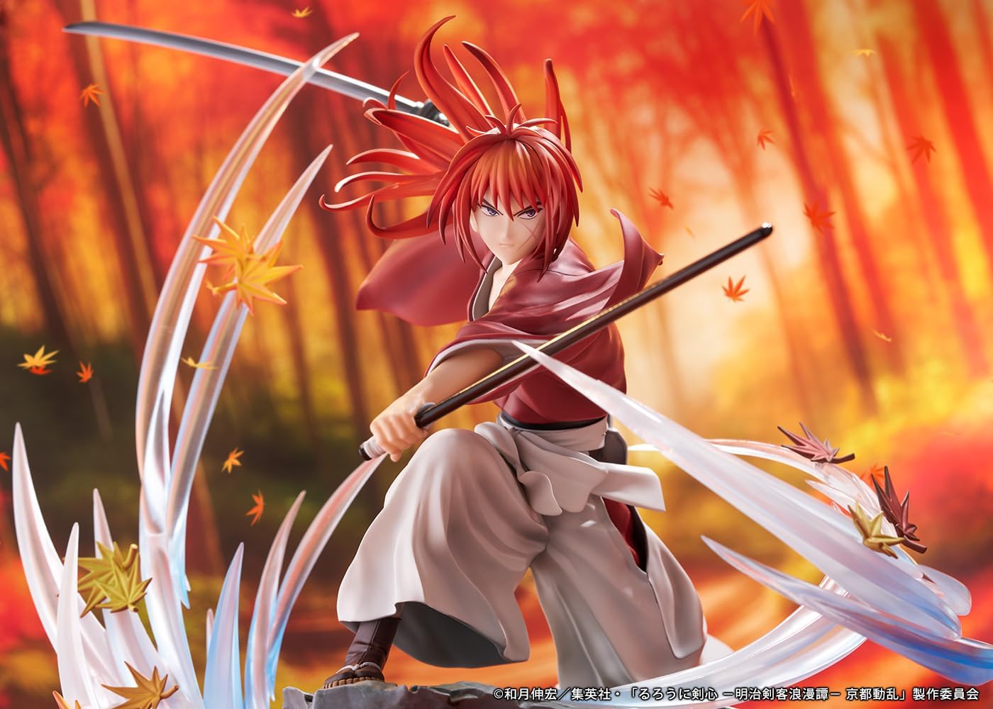 Rurouni Kenshin: Meiji Kenkaku Romantan Kyoto Douran Pvc Statue 1/7 Kenshin Himura Souryusen Ver. 27 Cm