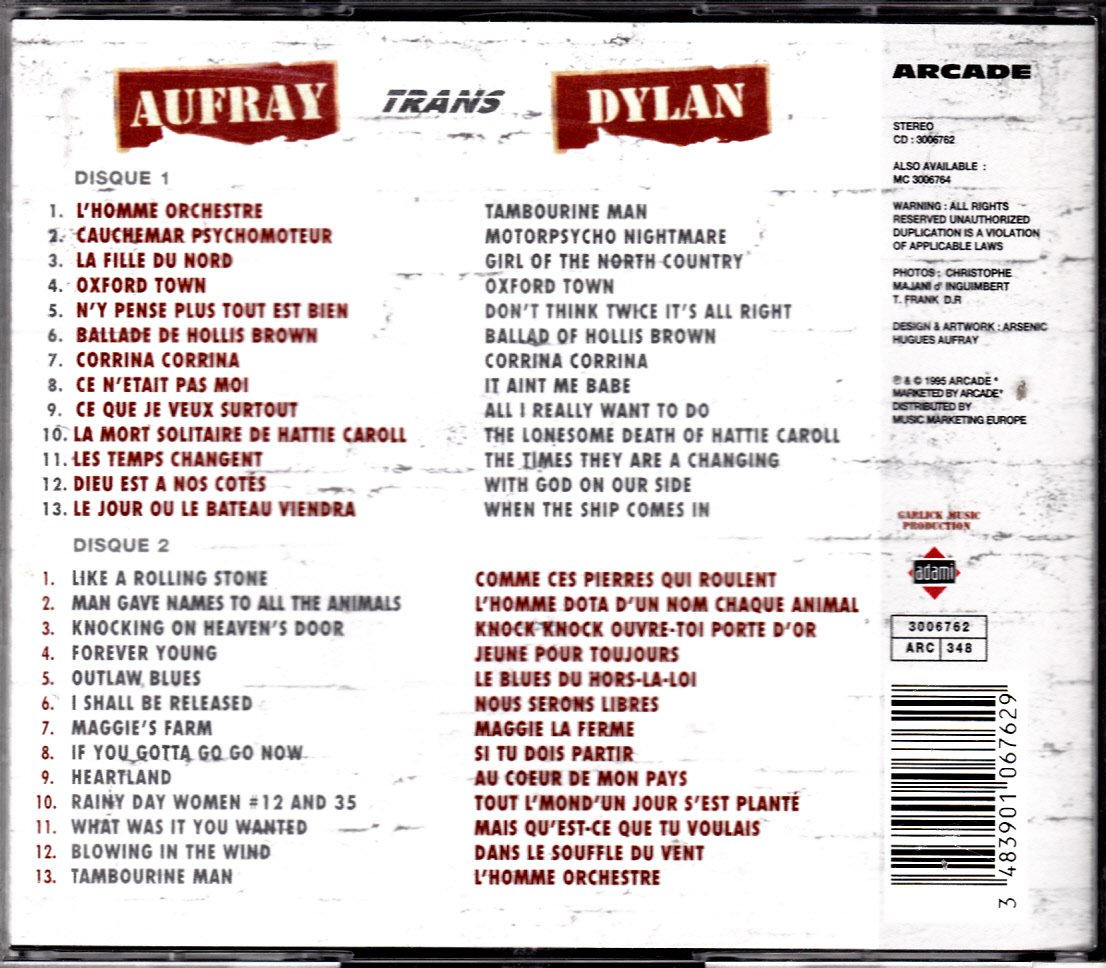 Hugues Aufray Trans Dylan