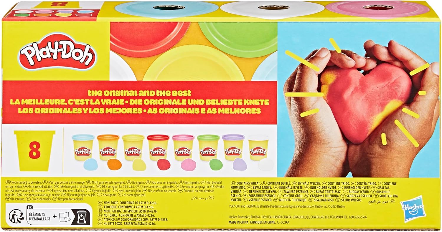 Play-Doh 8-pack 85 gram Regenboogkleuren