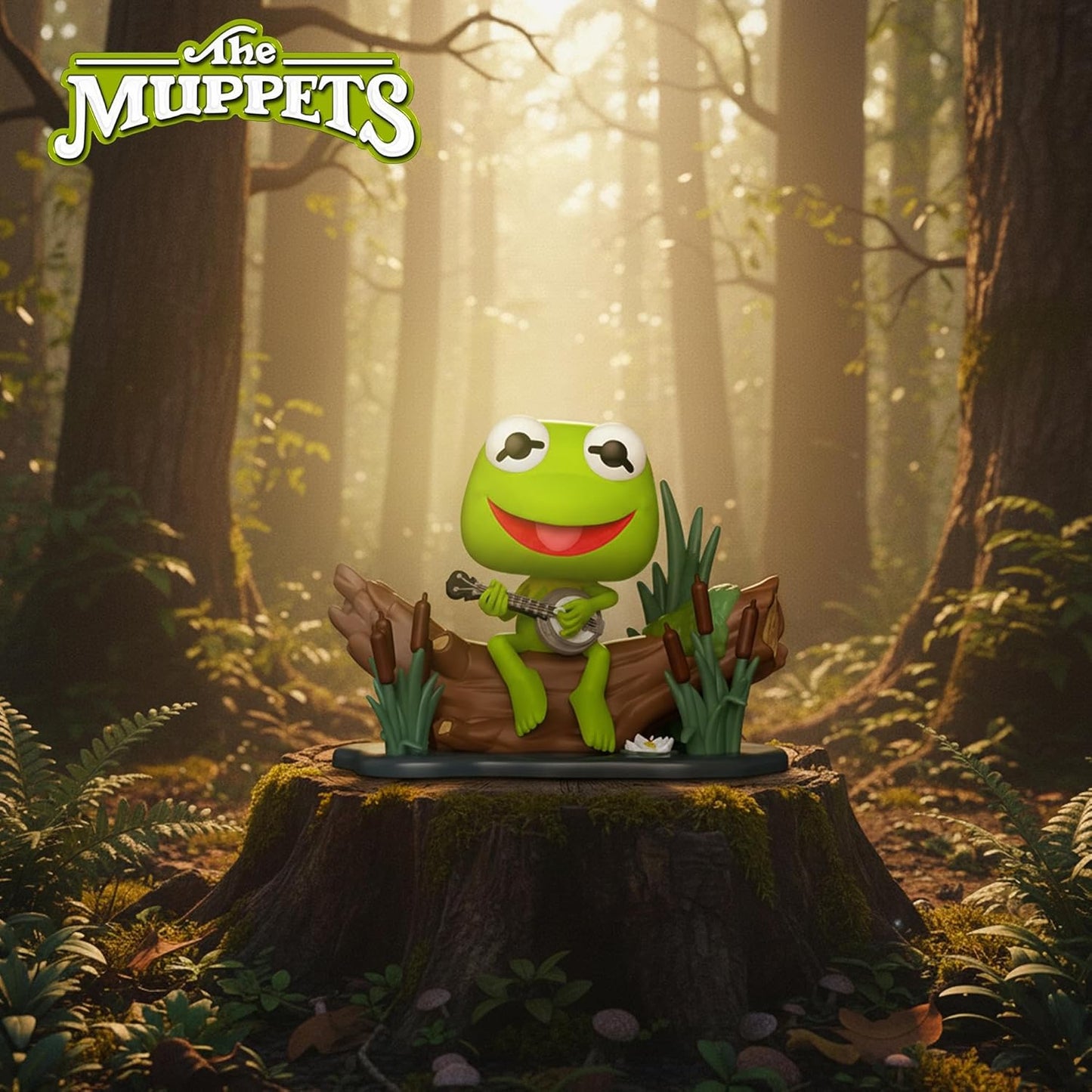 Funko Pop! Deluxe: The Muppets - Kermit the Frog with Banjo - Collectable Vinyl Figure - Gift Idea - Official Merchandise - Toys for Kids & Adults - Comedy Fans - Model Figure for Collectors