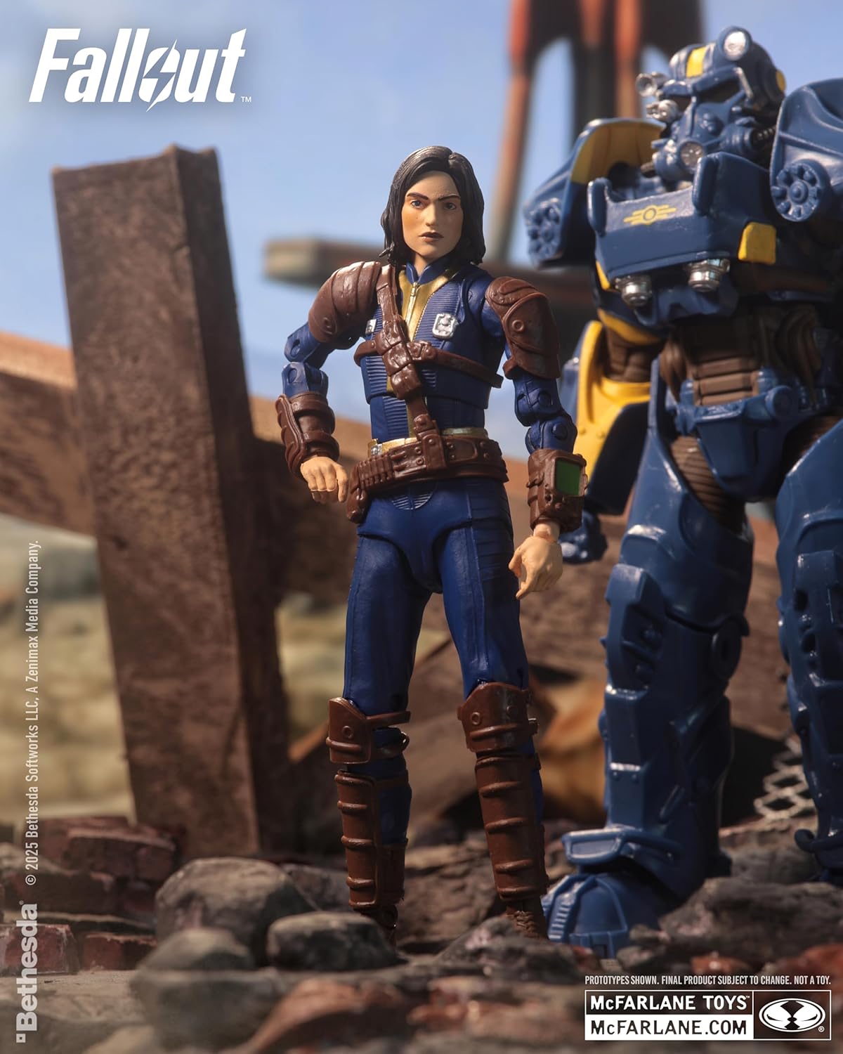 McFarlane Fallout 4 T-60 Vault Tec and Sole Survivor 2 Pack Toys