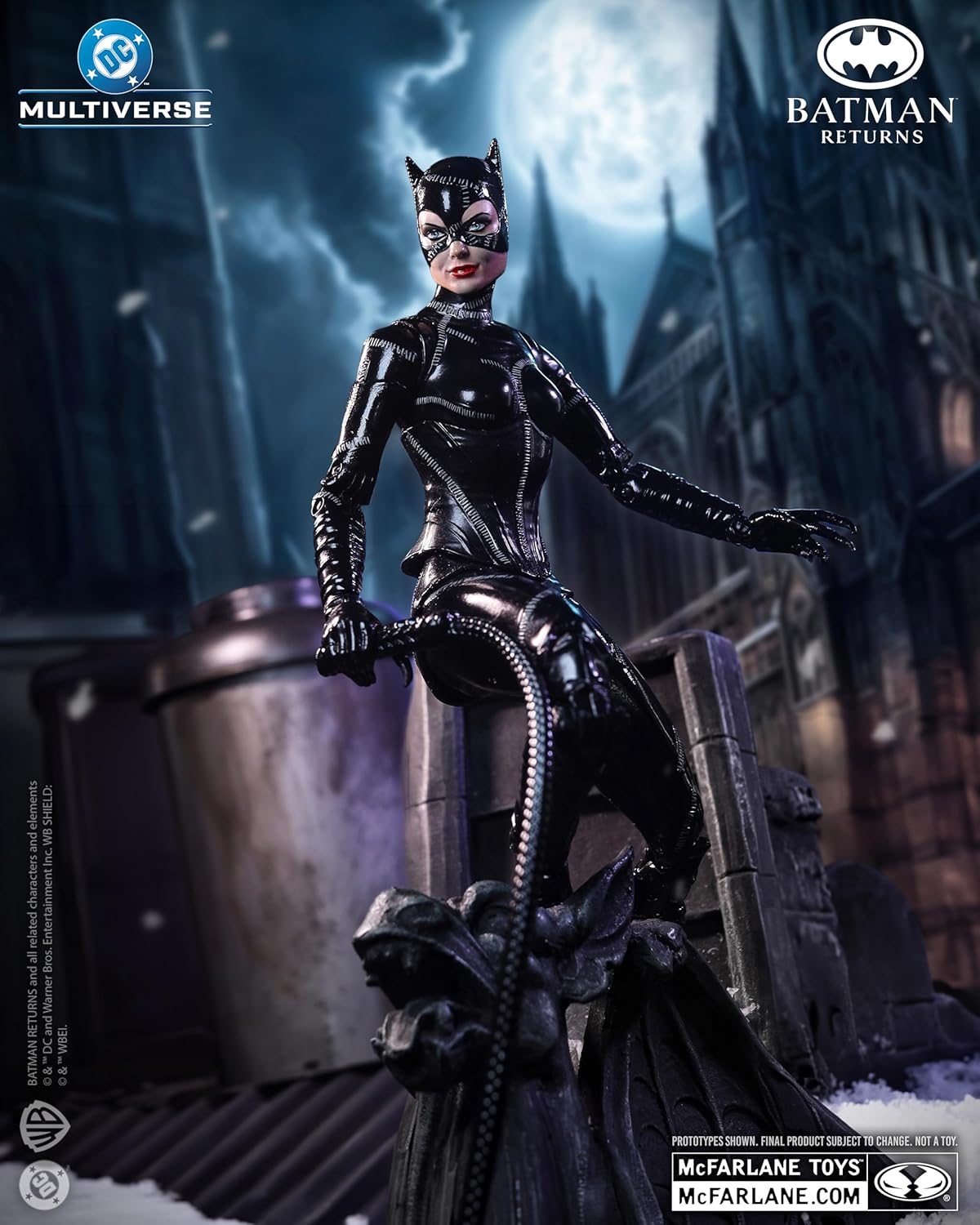 McFarlane DC Multiverse Catwoman (Batman Returns) 7in Action Figure (Deluxe Theatrical Edition) Toys