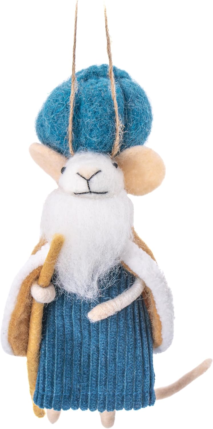 Sass and Belle The Three Wise Mice Felt Decoration - Set of Assorted