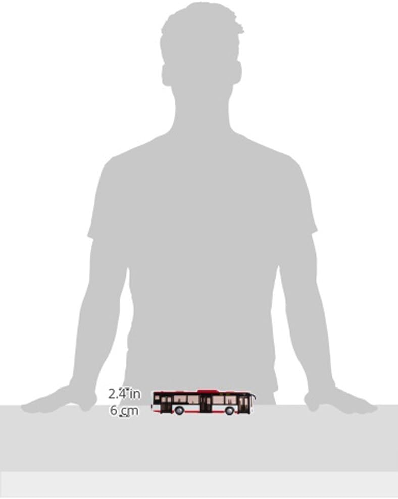siku 3734, City Bus, 1:50, Metal/Plastic, Functional doors, Red/White