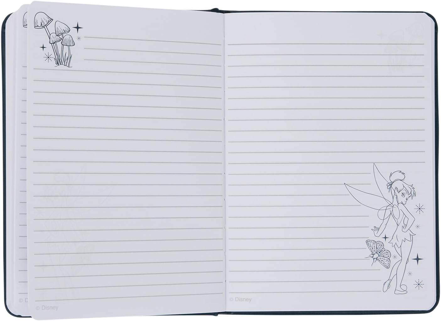 Loungefly Disney Tinker Bell Holiday Refillable Stationery Journal