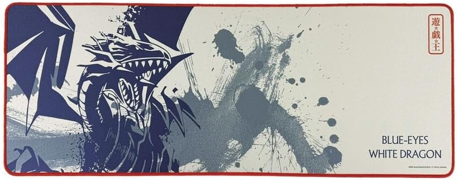 Yu-Gi-Oh! XL Desk Pad & Coaster Set – Large Gaming Mouse/keyboard Mat with Matching Coaster, Officially Licensed Anime Trading Card Game Desk Accessory, Gift for Yu-Gi-Oh! Fans & Collectors