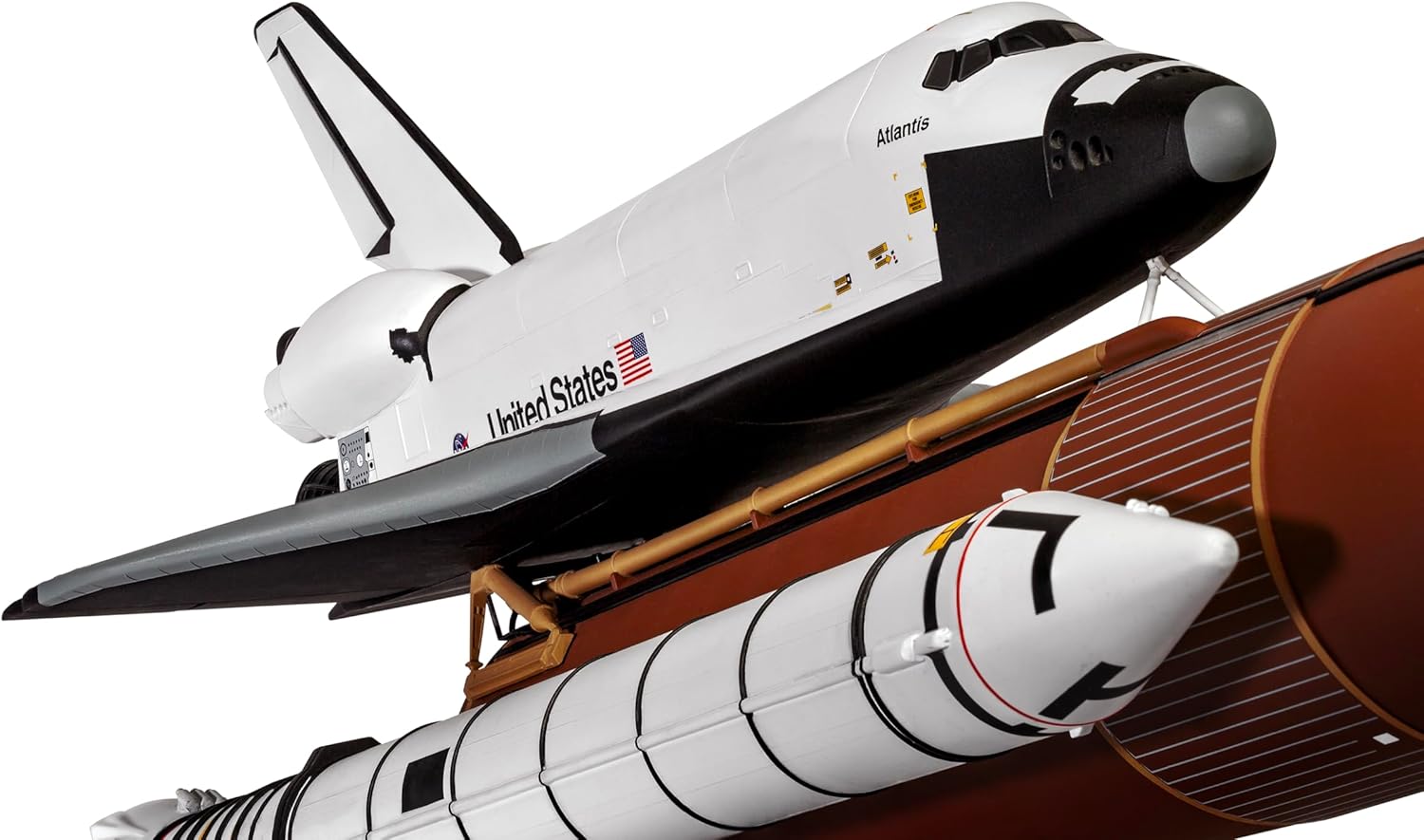 Airfix A50200 Space Shuttle Gift Set - Plastic Model Kits, Spacecraft Building Kits for Adults & Kids 8+, Includes: 1:144 Scale Model, Humbrol Acrylic Paints, Brushes & Poly Cement