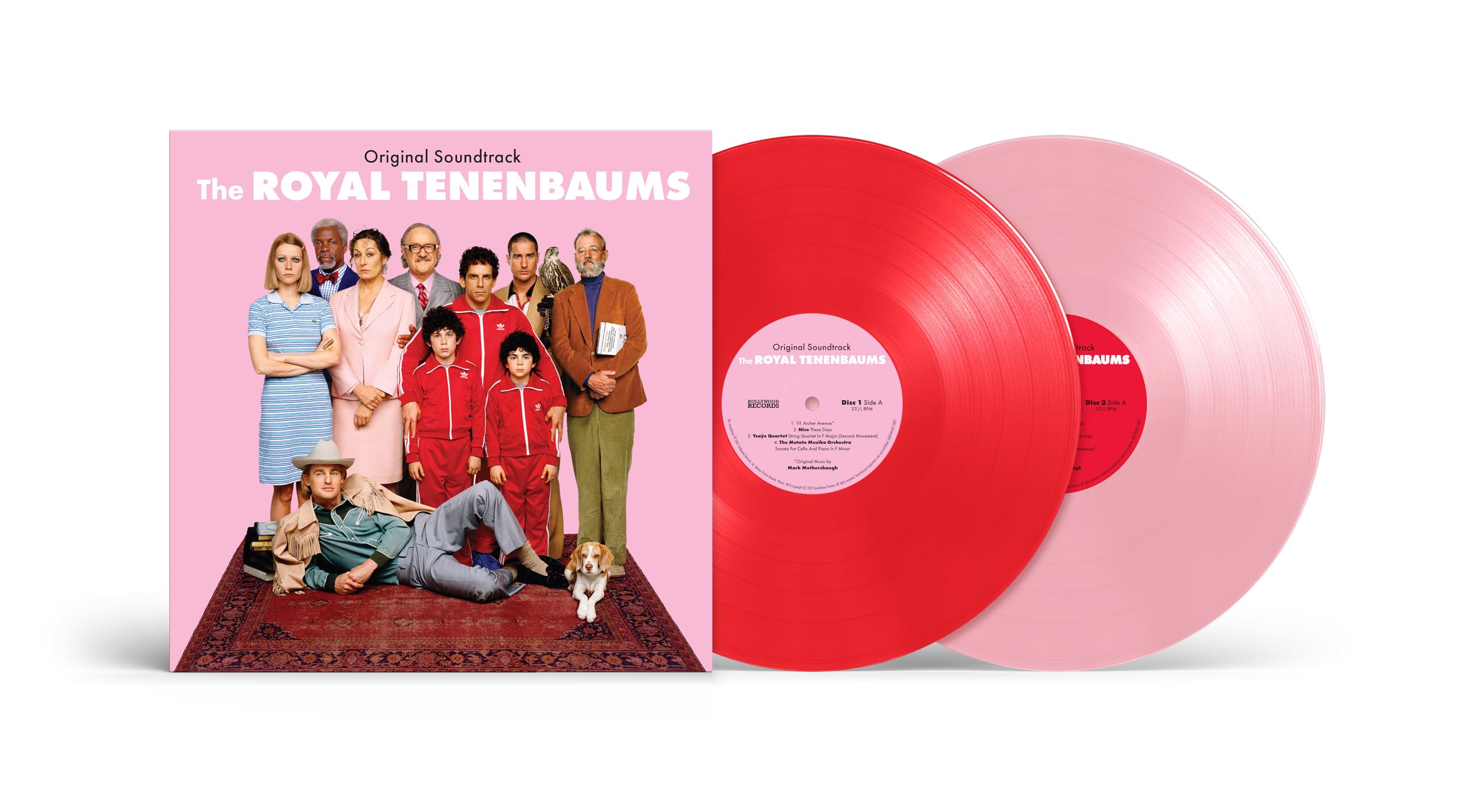 The Royal Tenenbaums Original Soundtrack Apple Red/Baby Pink