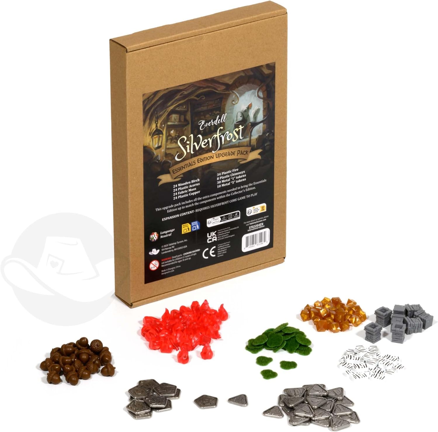 Starling Games | Everdell: Silverfrost Essentials Edition Upgrade Pack | Board Game Expansion | Ages 10+ | 1-4 Players | 40-80 Minutes Playing Time