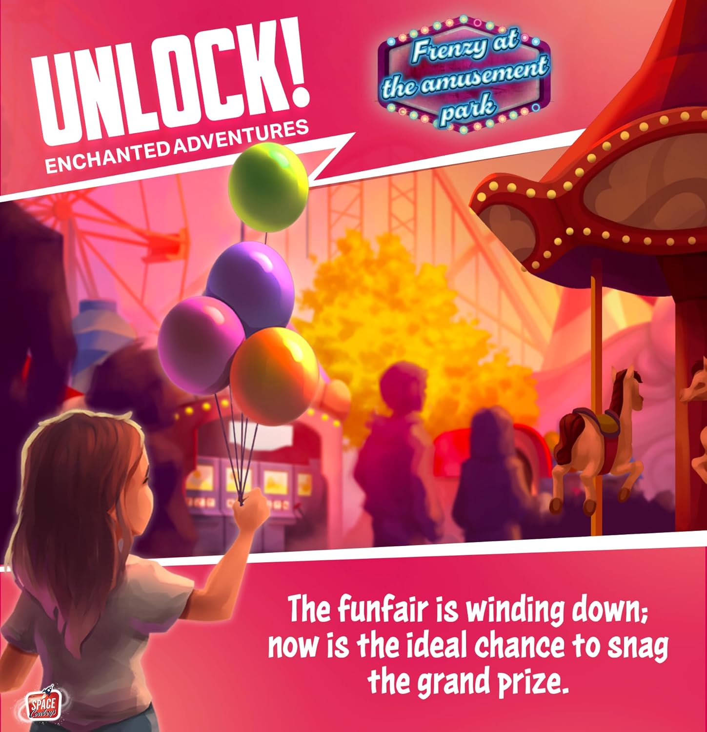 Asmodee | Unlock! 14: Enchanted Adventures | Cooperative Escape Room Card Game | Ages 10+ | 1-6 Players | 60 Minutes Playing Time