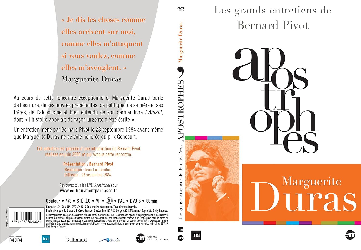 Apostrophes Marguerite Duras/Slim