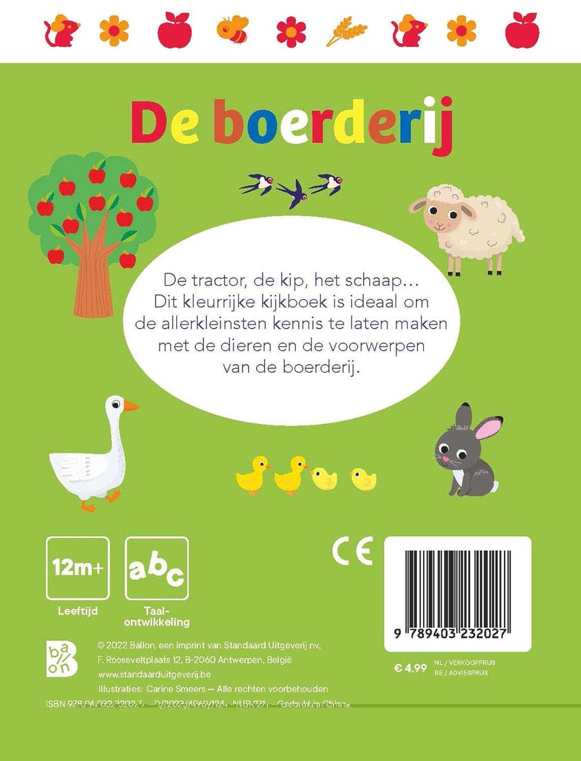 Standaard Uitgeverij - Mijn Eerste Woordjes - De Boerderij 12m+