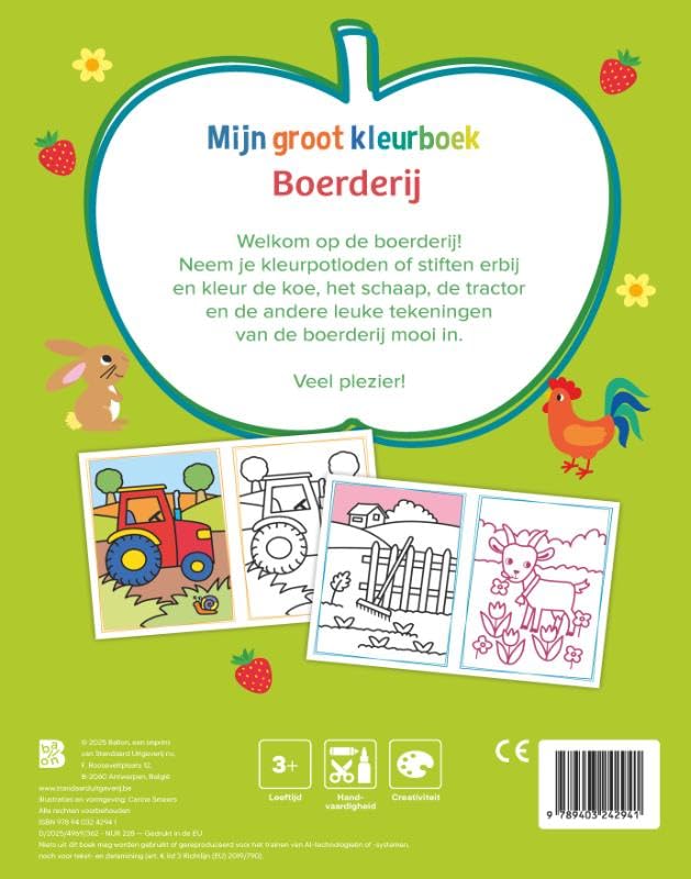 Standaard Uitgeverij - Mijn Groot Kleurboek - Boerderij
