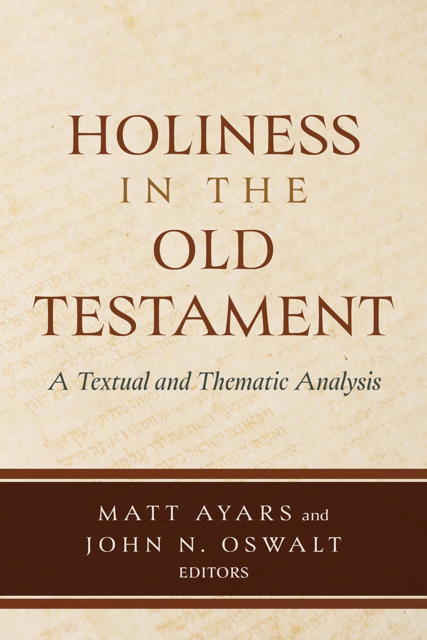 Holiness in the Old Testament