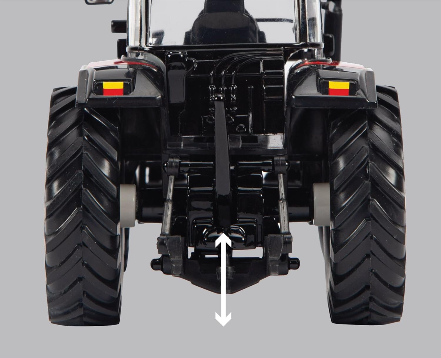 Britians Hertitage Tractor Playset Toy, Massey Ferguson Tractor 6S.180 with Classic Fold Cultivator, Compatible with 1:32 Scale Farm Toys, Suitable for Collectors & Children from 3 Years