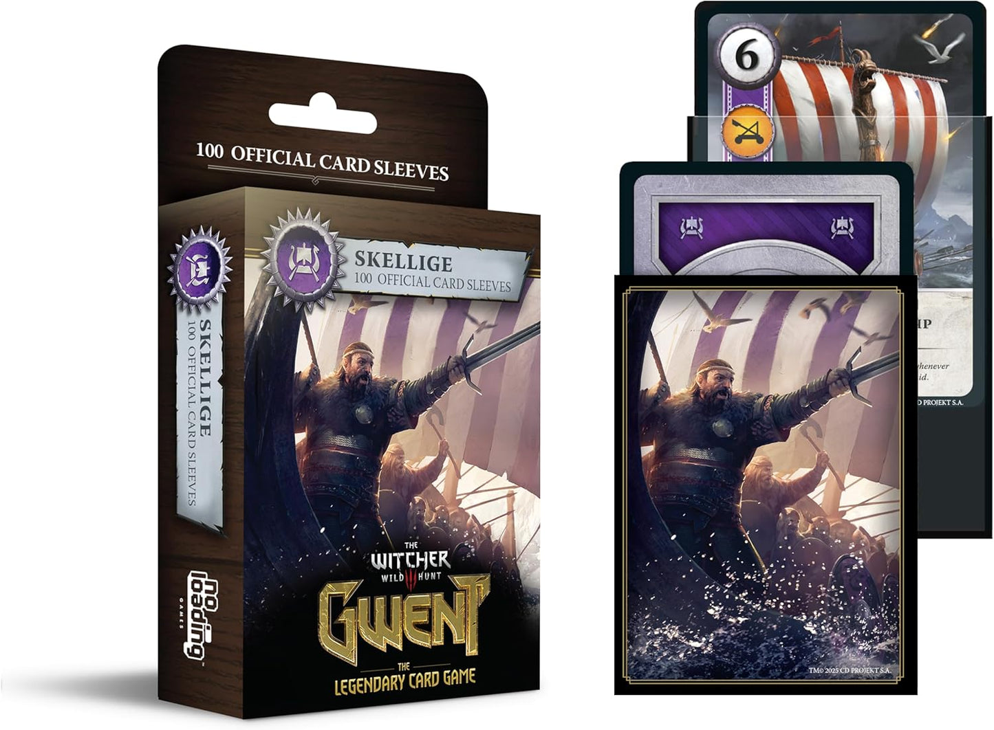 Gwent Art Sleeves - Skellige, Contains 100 Art Sleeves, Standard Size