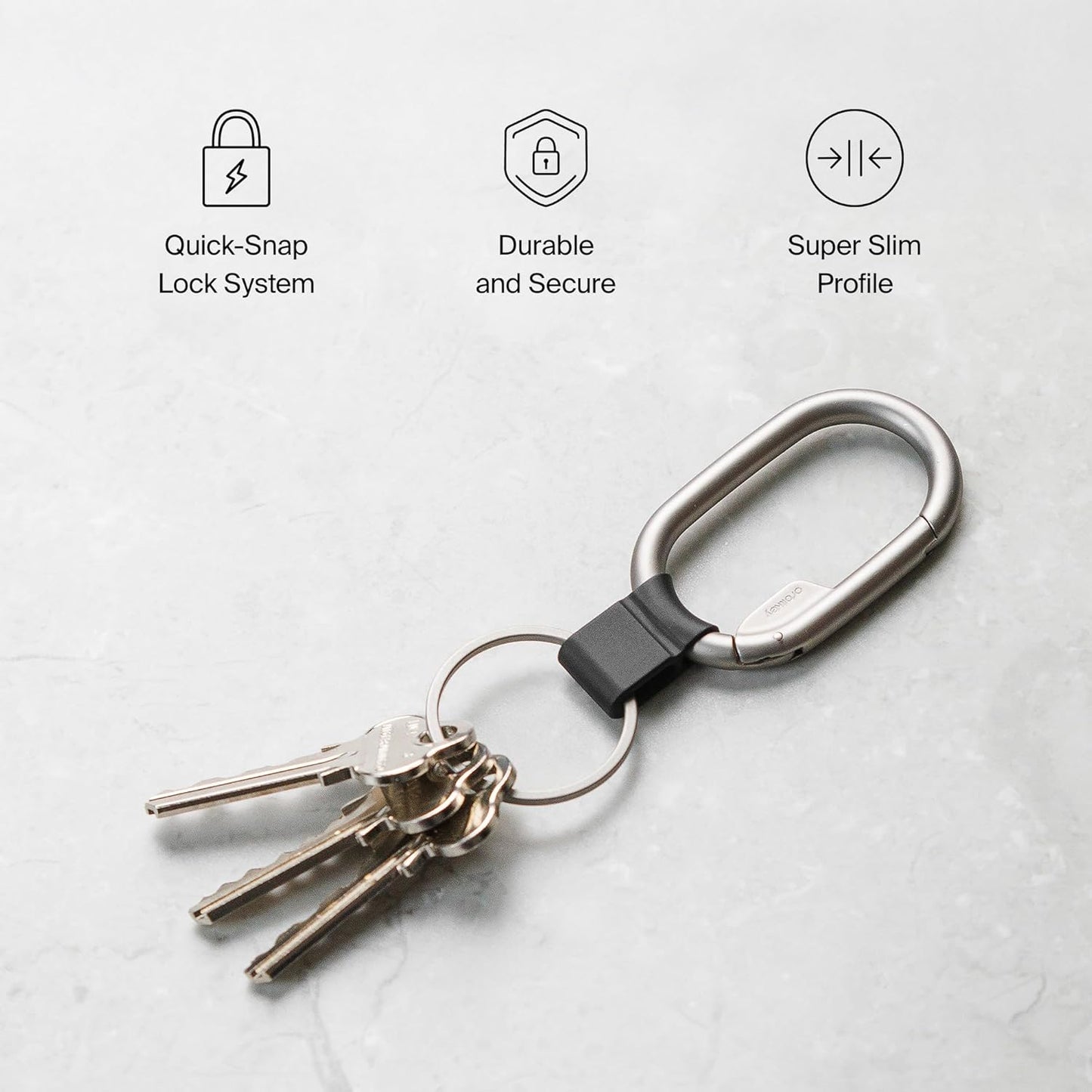 Orbitkey - Clip Mini - Silver