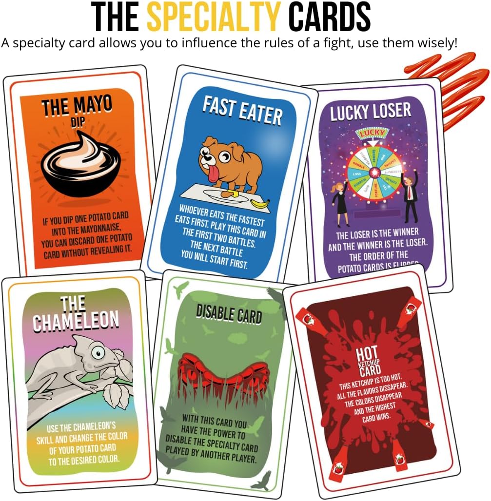 Fried Potatoes: Original Edition – Fast-Paced Card Game | 2-6 Players | Ages 7+ | 20-40 Min | Strategy & Replayable Fun for Friends & Family Game Nights