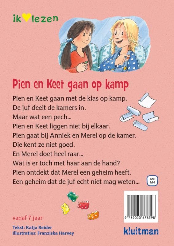 Uitgeverij Kluitman - Pien en Keet gaan op kamp AVI M4