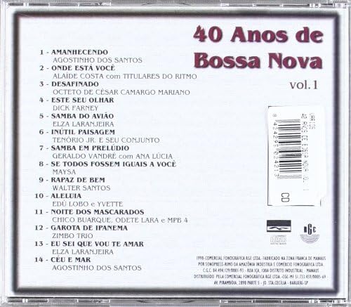40 Anos De Bossa Nova Vol. 1 / Various