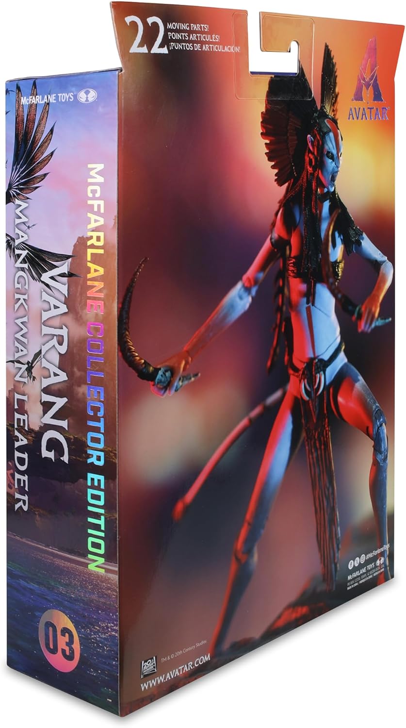 McFarlane Avatar: Fire and Ash Varang (Mangkwan Leader) 7in Action Figure Collector Edition