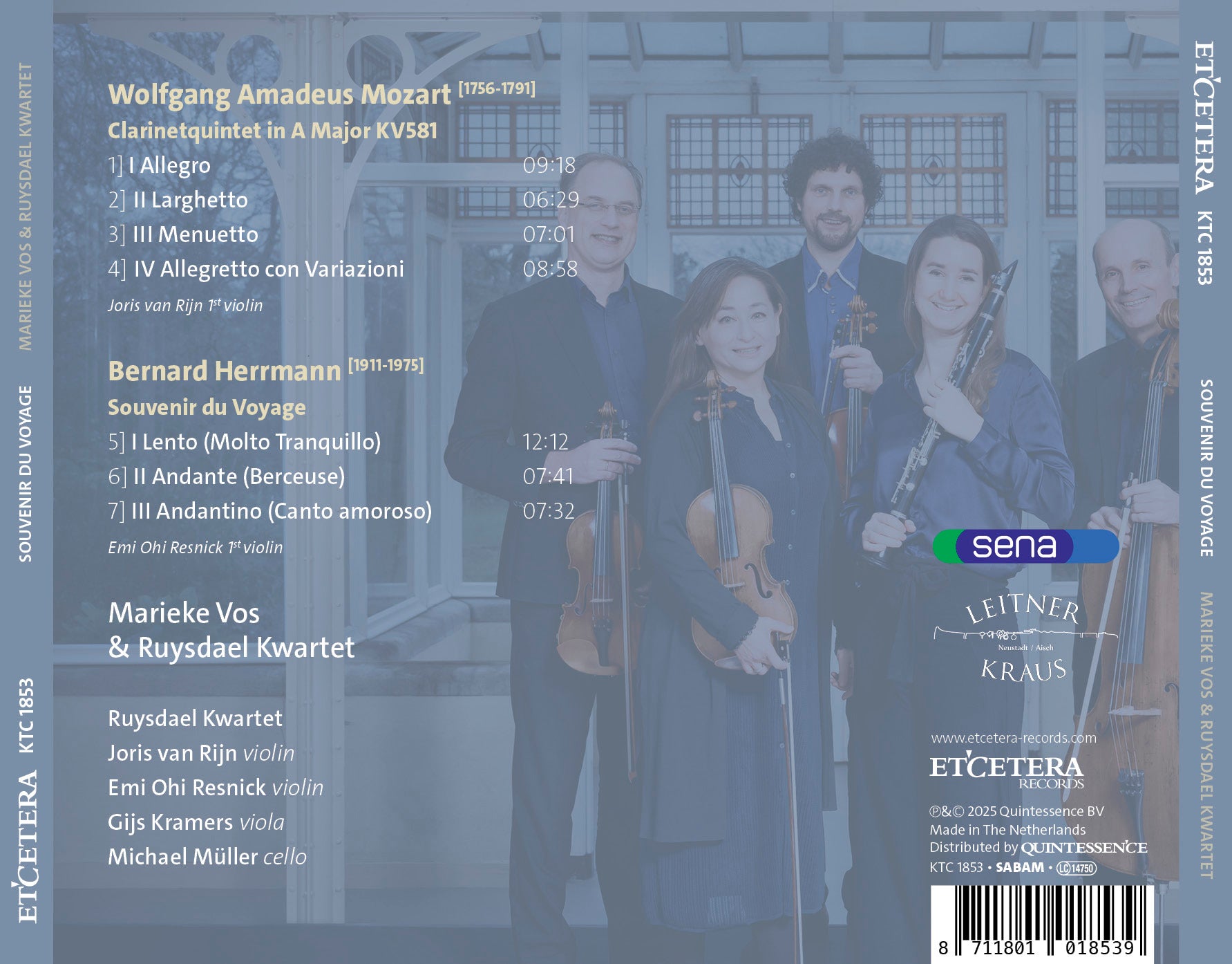 Souvenir Du Voyage: Clarinet Quintets