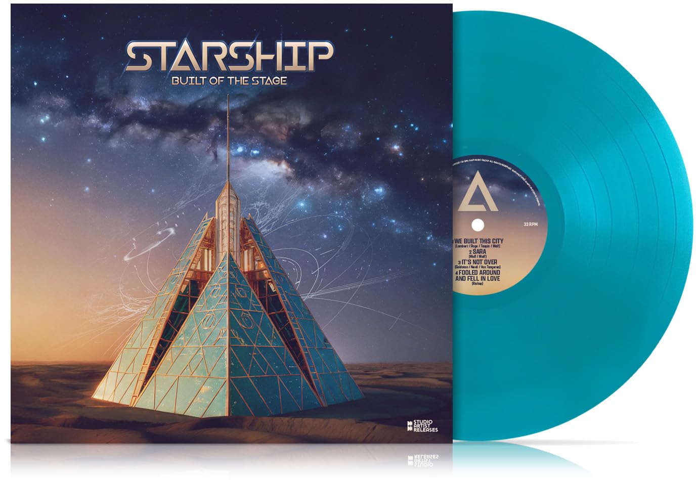 BUILT OF THE STAGE (COLOR TURQUOISE BLUE)