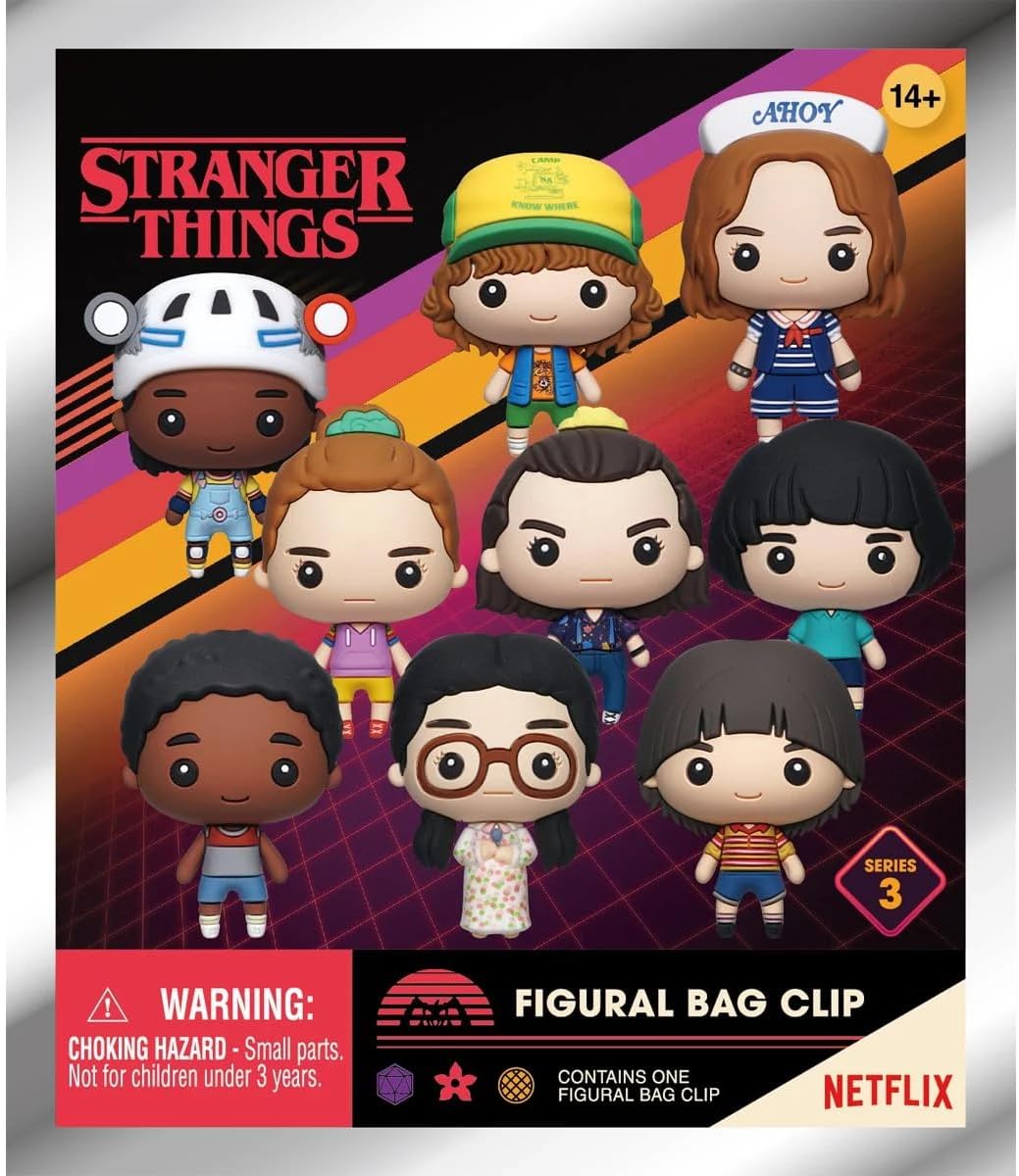 Monogram: Stranger Things (Series3) (Blind Bag/Random) 3D Foam Bag Clips Figures (32560)